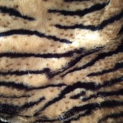Soft Fuzzy Tiger Queen Size Blanket Thumbnail
