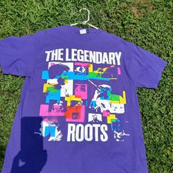 (Large) Vintage The Legendary Roots Hip Hop Band Purple Okayplayer T-shirt