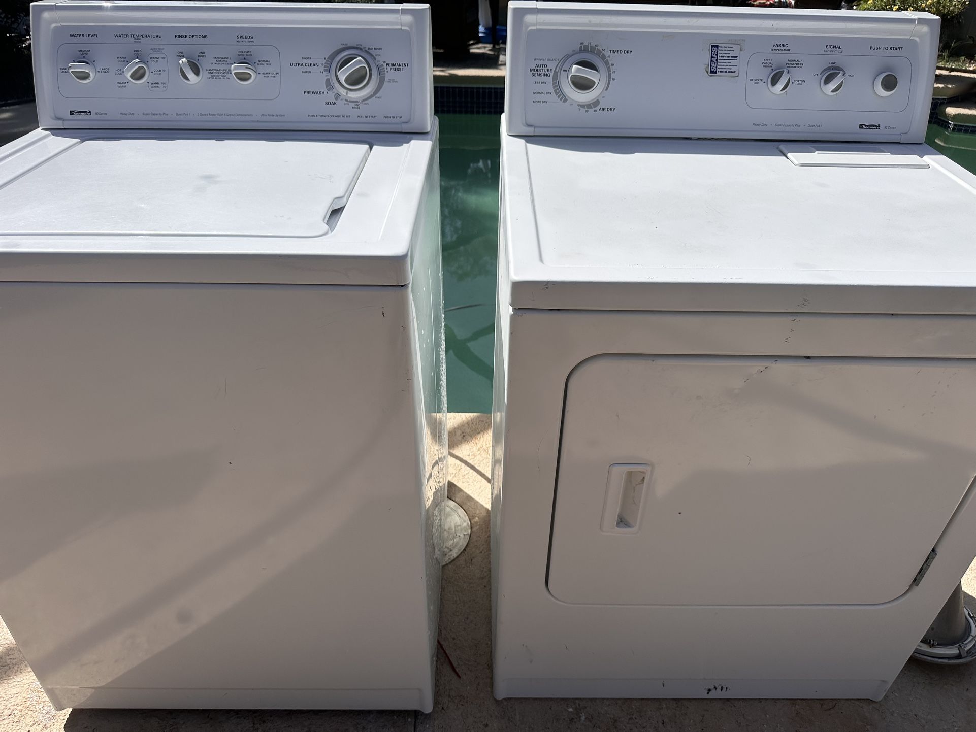 Washer And Dryer Set