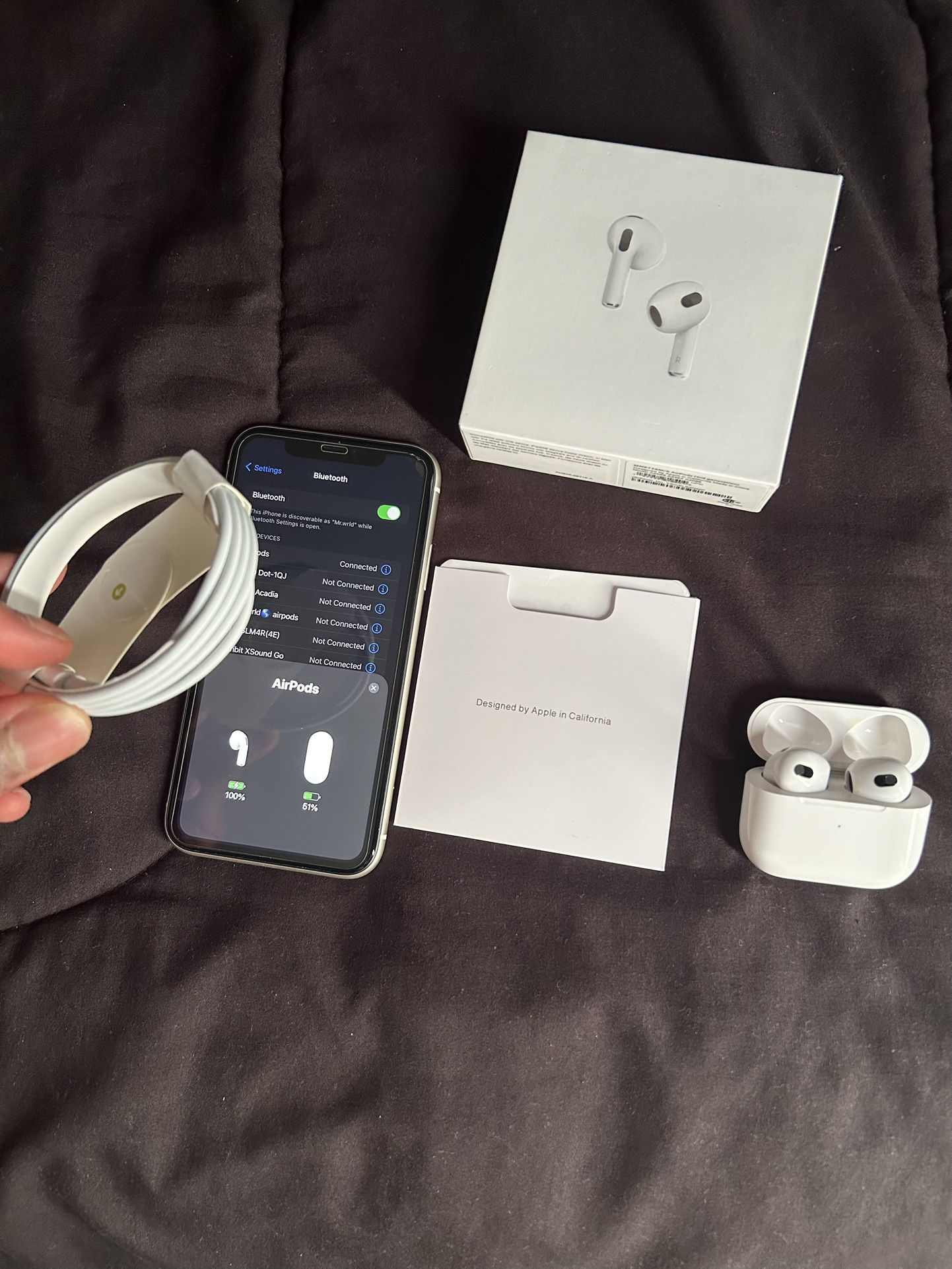 AirPod Generation 3 With Lighting Cable