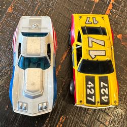 Two Vintage Aurora AFX slot cars