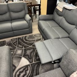 SOFÁ & LOVESEAT RECLINER SET / RECLINABLES 