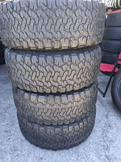 4 used Tires 35x12.50r17 Bfgoodrich Ko2 🤑 free Installation ‼️