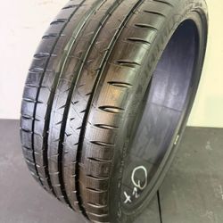 V665  225 35 20 90Y   Michelin Pilot Sport 4S  ZP  One Used Tire 100% Full Tread   