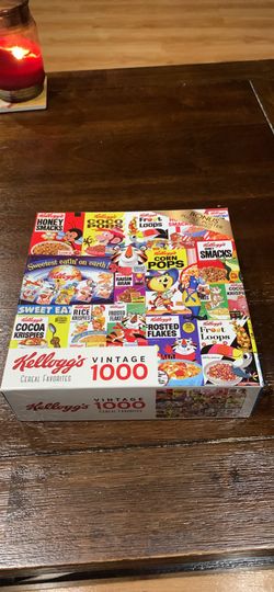 Vintage Cereal Favorites 1,000 piece jigsaw puzzle - Kellogg’s Cereal Favorites 