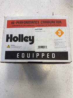 72 Cutlass Holley Carburetor