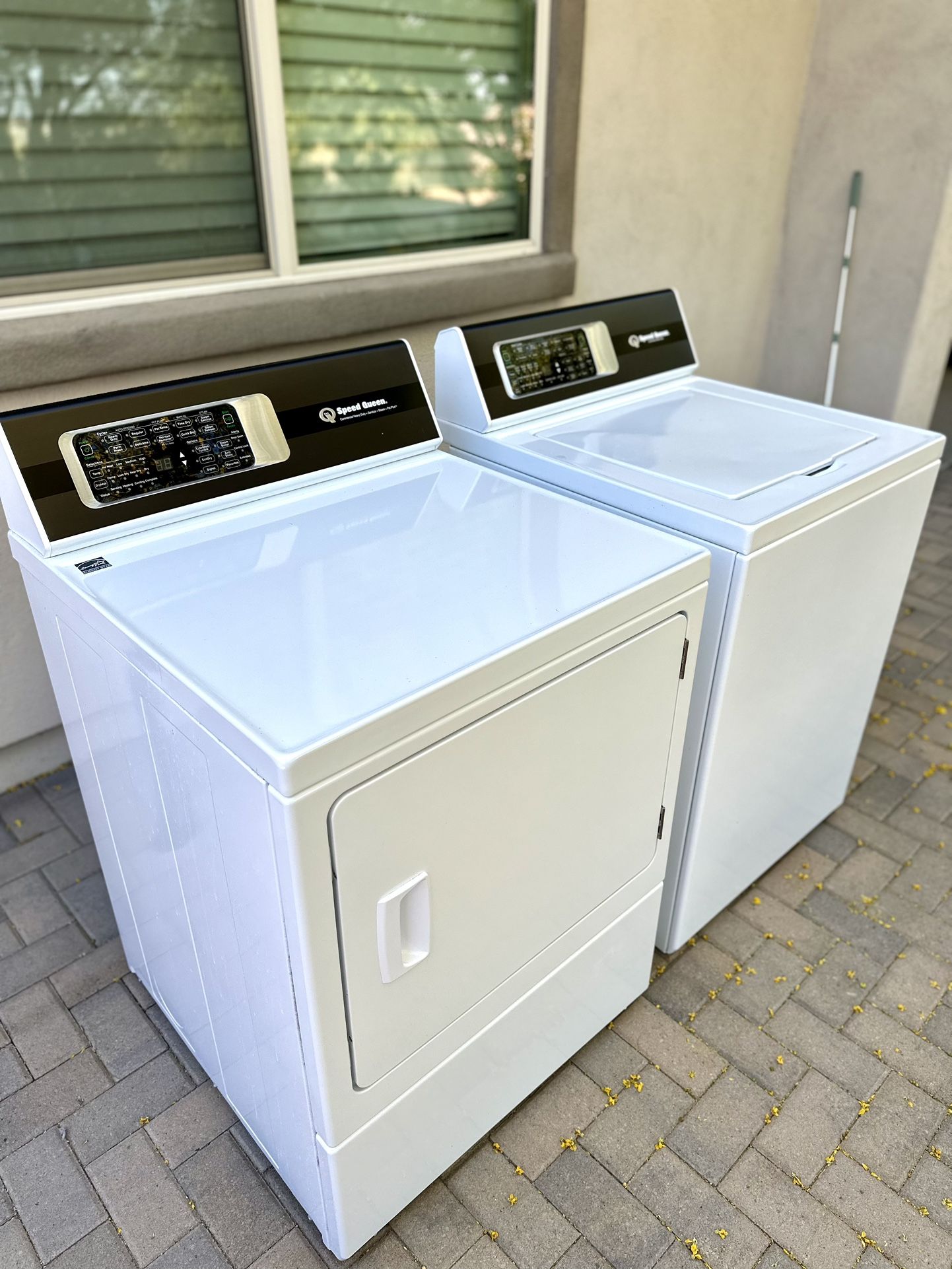 𝐒𝐏𝐄𝐄𝐃 𝐐𝐔𝐄𝐄𝐍 𝐄𝐥𝐞𝐜𝐭𝐫𝐢𝐜 Commercial Heavy Duty Washer & Dryer  