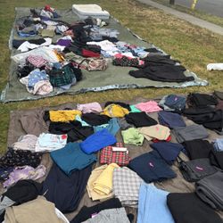 Yard Sale Clothes .25 Cents 