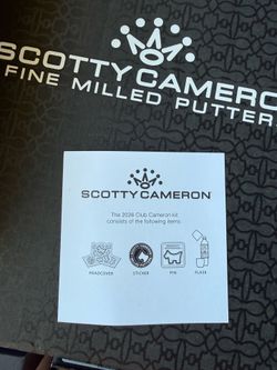 Scotty Cameron 2026 membership kit