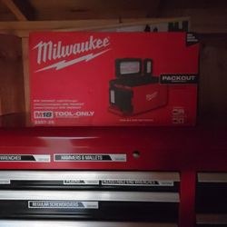 MILWAUKEE 18 PACKOUT LIGHT/CHARGER 