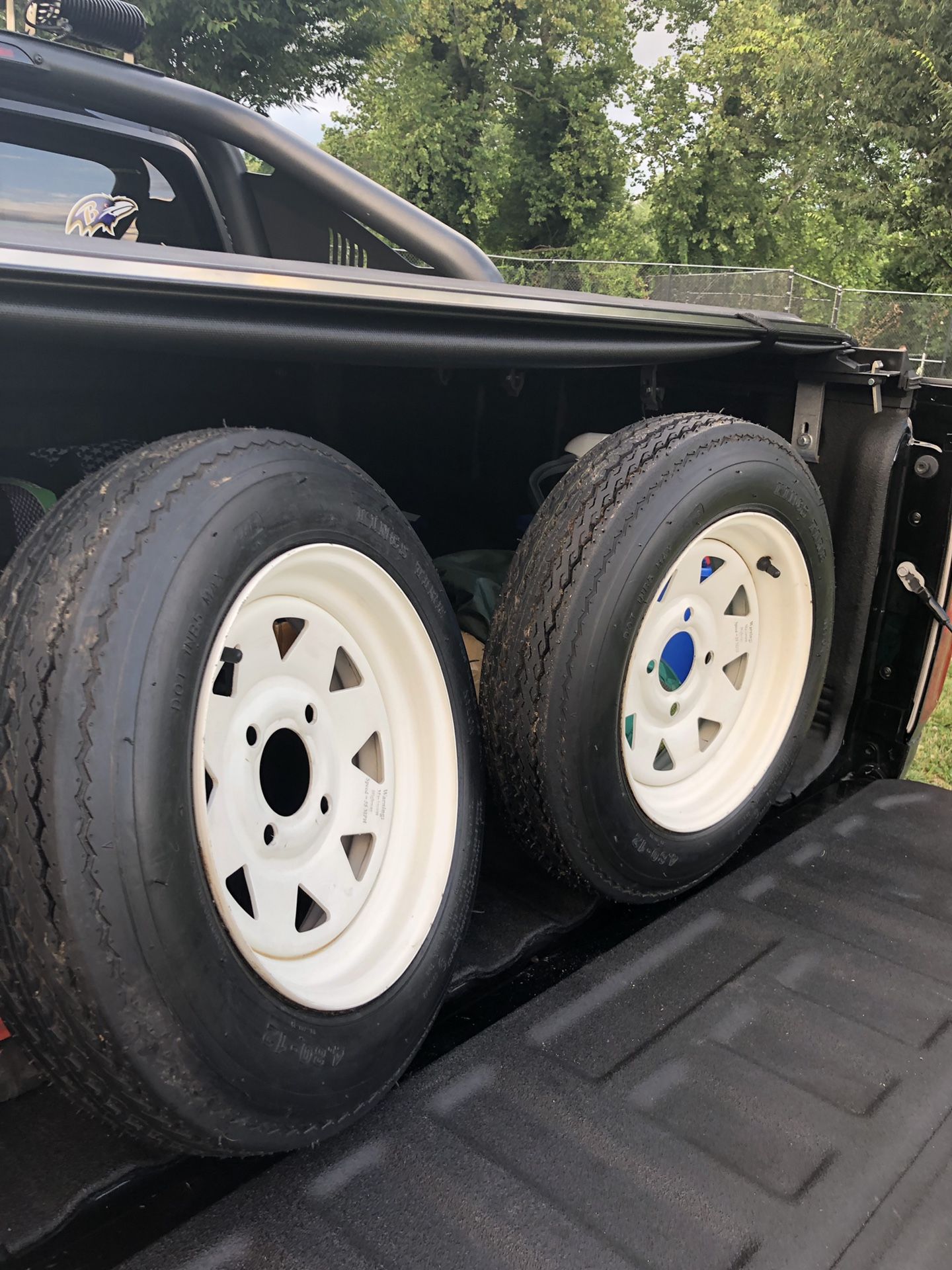 Tires for trailer 4 hole