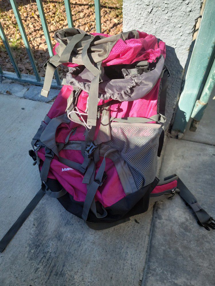 Adventure Hiking Backpack Pink 
