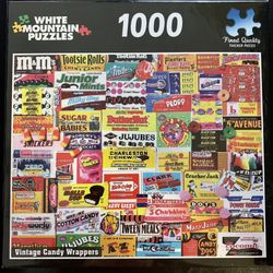 Vintage Candy Wrappers Puzzle