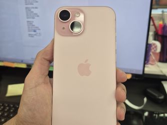 Apple iPhone 15 128GB Pink AT&T Locked 100% Battery Health