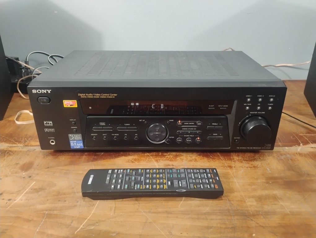 Sony STR-K740P Stereo Receiver With Remote