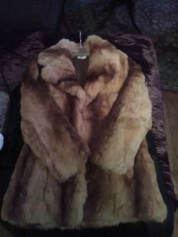 Beautiful rabbit coat