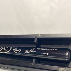 Darryl Strawberry & Doc Gooden Signed Rawlings Pro Baseball Bat (Beckett Authenticity)