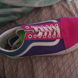 Old Sokol Neon Vans Size 9.5