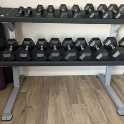 Weight Set And Rack