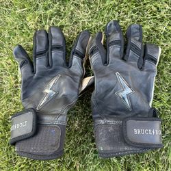 Bruce Bolt Batting Gloves YXL