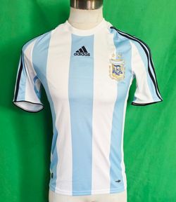 ARGENTINA Adidas 2008 VINTAGE HOME JERSEY WORLD CUP Size M