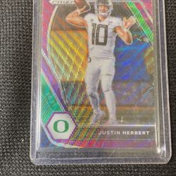 Football Card Justin Herbert