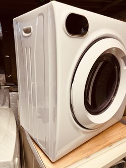 Euhomy Secadora portátil con manguera de escape, cuatro funciones de secado, seca hasta 9 libras de ropa, mini secadora de 1400 W con forro de acero i