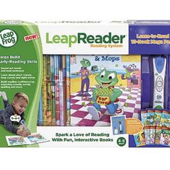 LeapFrog LeapReader Learn-to-Read 10-Book Mega Pack, Stylus Included, Reading Toy for Kids-NIB