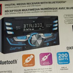Car Dual Digital Media Receiver W/Bluetooth 