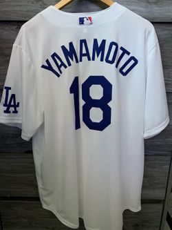 Los Angeles Dodgers Yoshinobu Yamamoto White Home Stadium Jersey