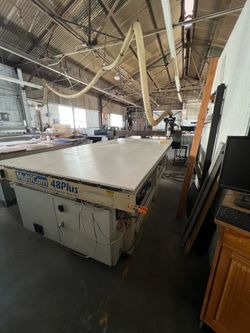 CNC  5X10 bed,   rewired