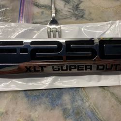 FREE!!! Ford F250 XLT Side Badge