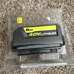 Ryobi Battery 6Ah 40v Lithium 