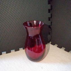 Red vase