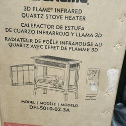 Duralame Quartz Stove Heater Like New No Remote