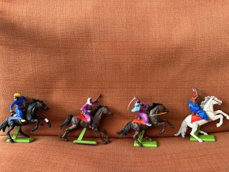 1970's Vintage Britains Deetail Arab Foot & Mounted Soldiers Lt