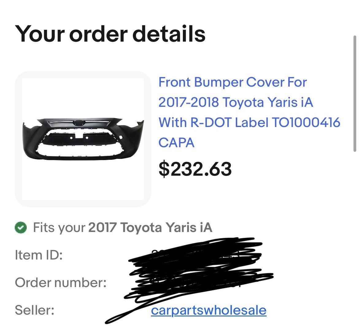 Car Parts For Sell