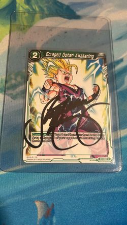 Signed Dragon Ball Card Teen Gohan