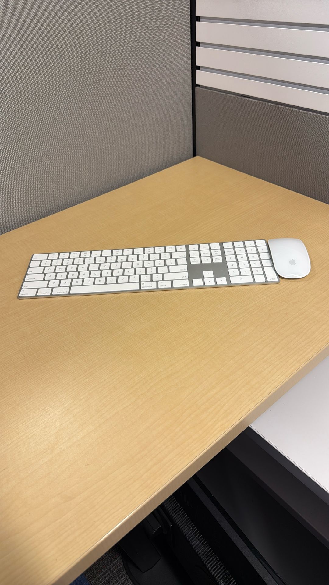 Wireless And Chargeable Apple Keyboard And mouse 