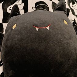 Squishmallows plush vampire bat pillow