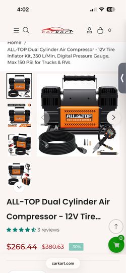 4x4 air pump