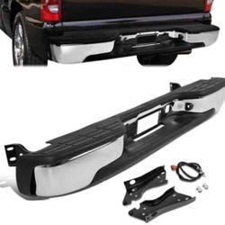 99-06 Chevrolet Silverado Gmc Sierra 2007 Classic Rear Bumper Defensa Trasera Chevy