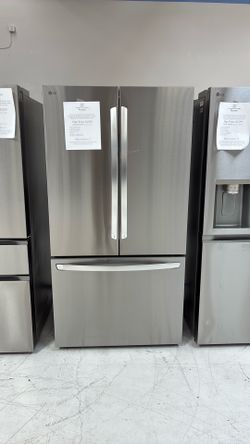 One/1 Left🚨 $1700 Off MSRP 📉🏷️LG 27 cu ft Counter Depth French Door Fridge