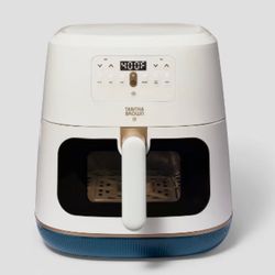 Tabitha Brown 8QT Air Fryer Cream 1750W Includes Fry Basket Cake Mold  NEW IN BOX