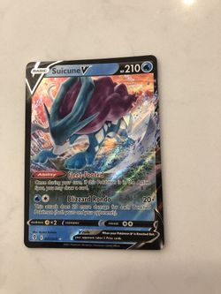 Suicune V Pokémon Card