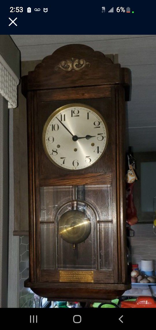1930s Antique Clock,  Works Good. No Issues.