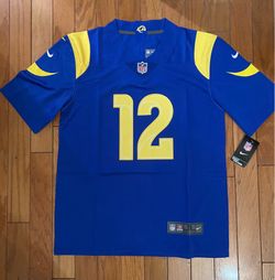 Blue Los Angeles rams Nacua jersey
