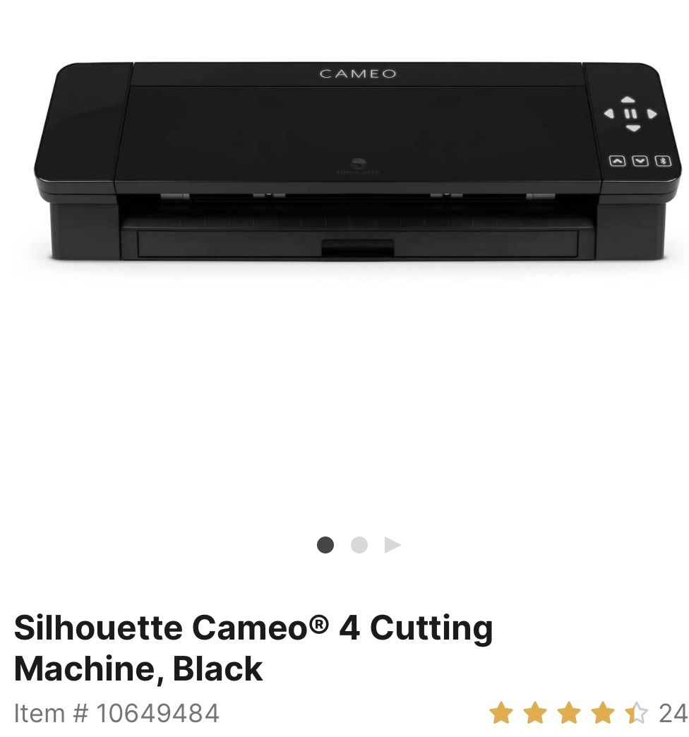 Silhouette Cameo 4 Cutting Machine In Black