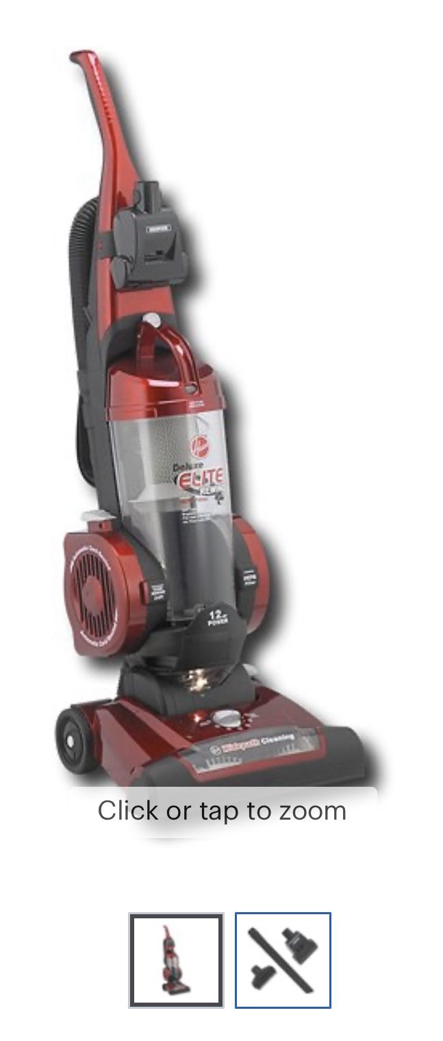 Vacuum Cleaner Hoover - Elite Rewind Bagless Upright Vacuum - Ferrari Red Metallic