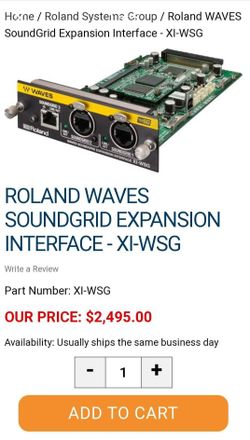 Roland Waves SoundGrid Expansion Interface XI-WSG